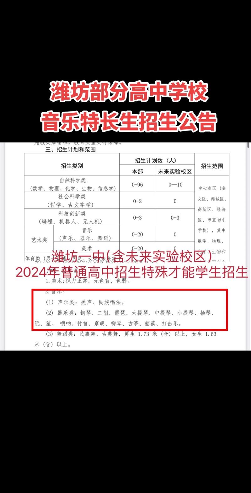 音乐特长生能报考什么学校