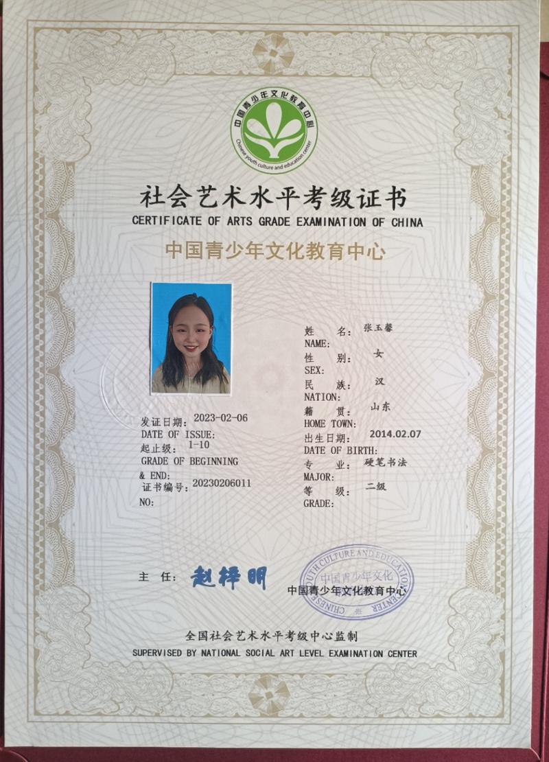 美术基础证书有哪些内容