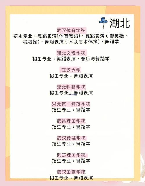 艺考舞蹈可以考哪些学校