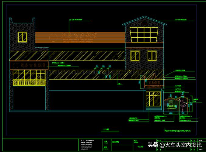 音乐舞蹈培训学校施工图