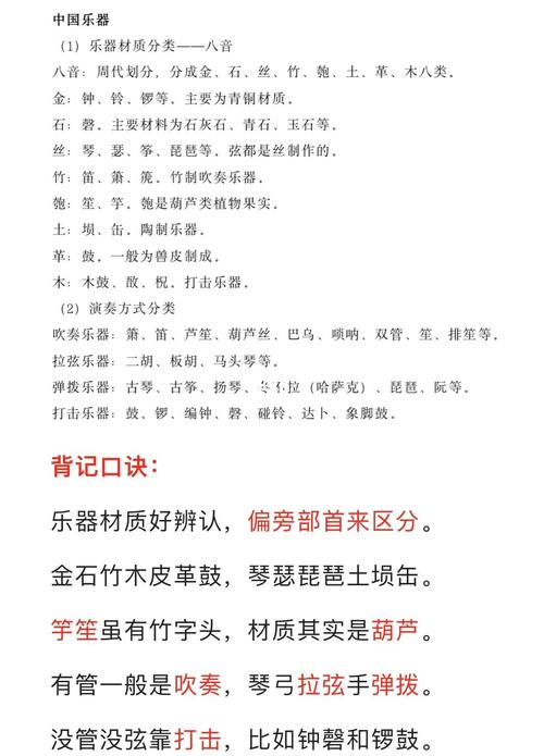 河南省音乐基础知识答案