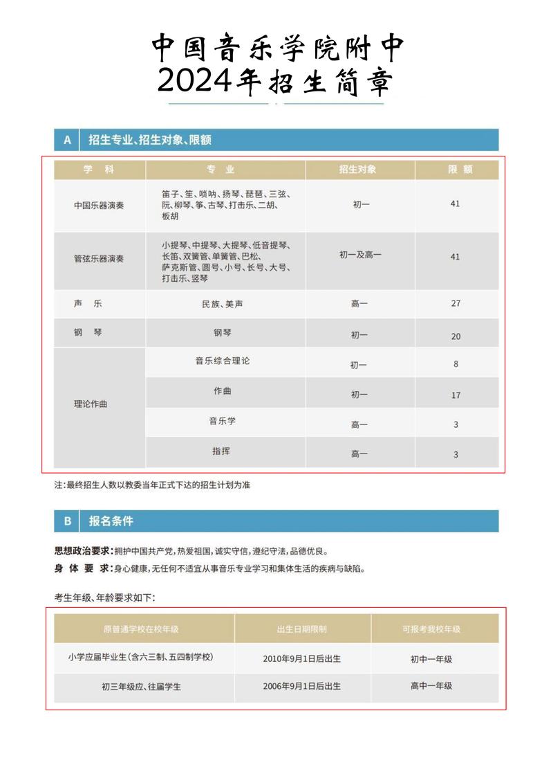 北京音乐学院附中怎么考