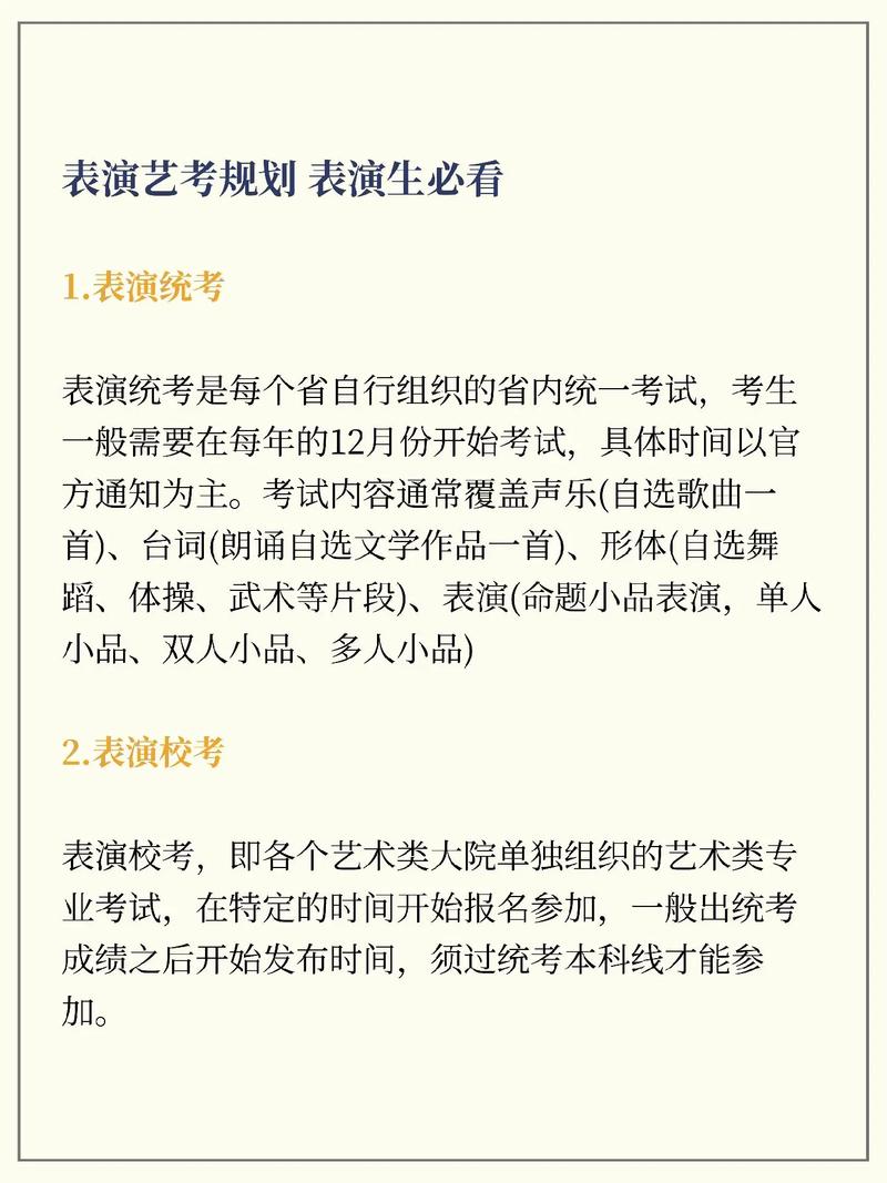 2025年艺考表演模式
