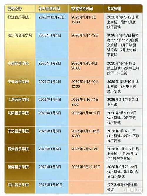 2025年北电艺考时间