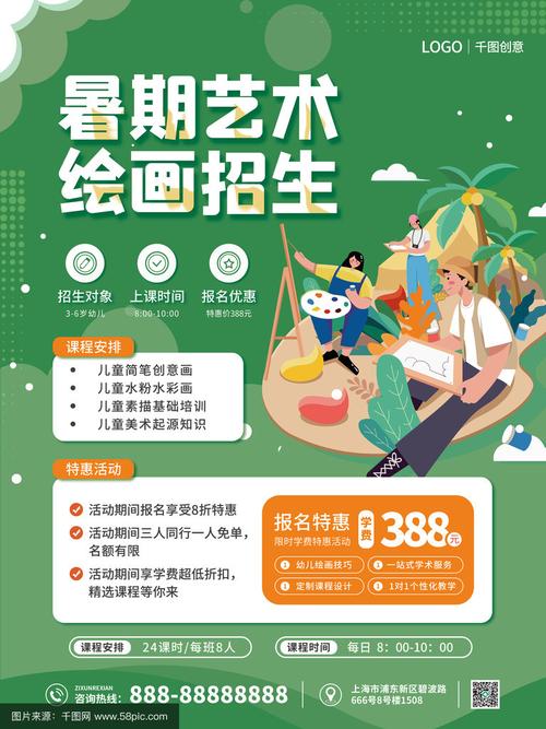 美术培训班 开设课程