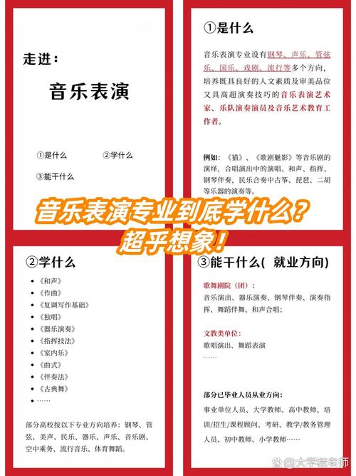 音乐表演专业学什么东西