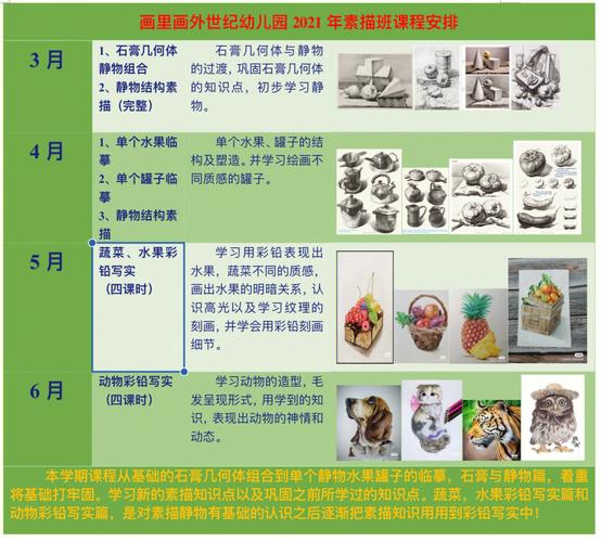 幼儿美术班有什么课程