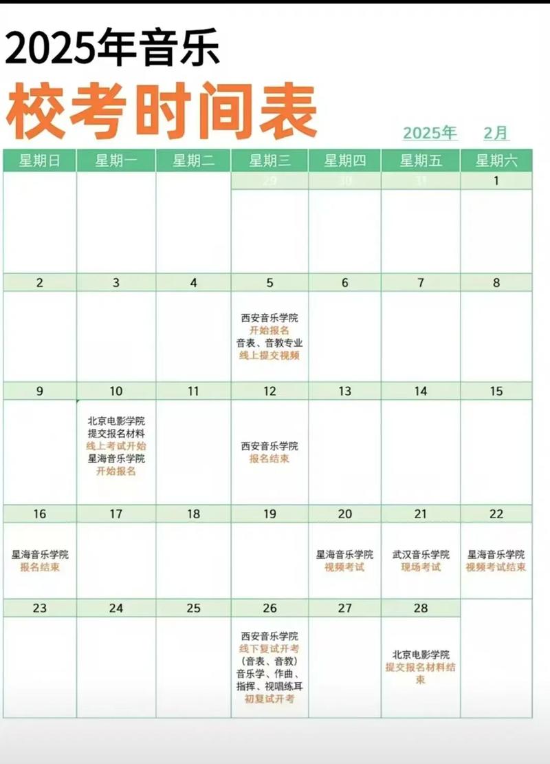 2025年音乐校考没过