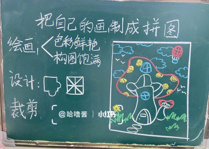 小学面试美术板书设计