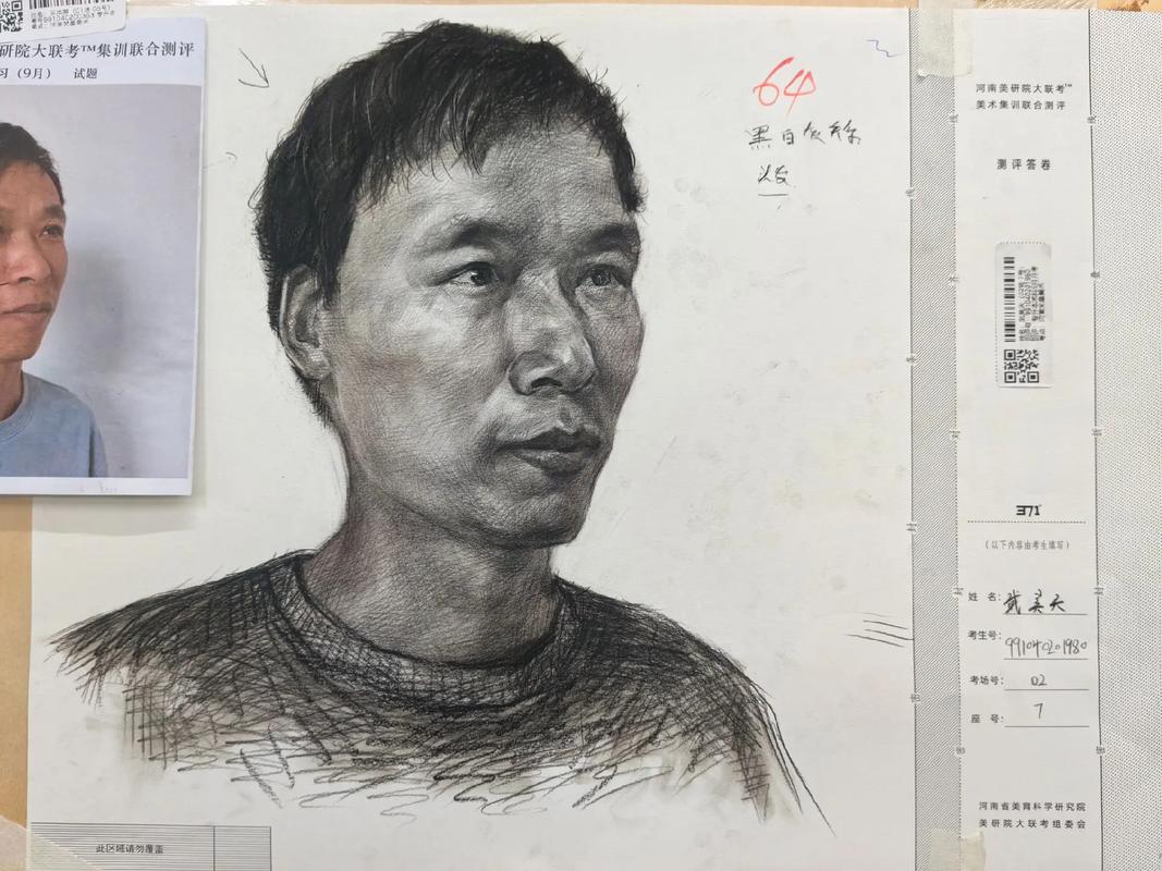 河南郑州美术统考照片