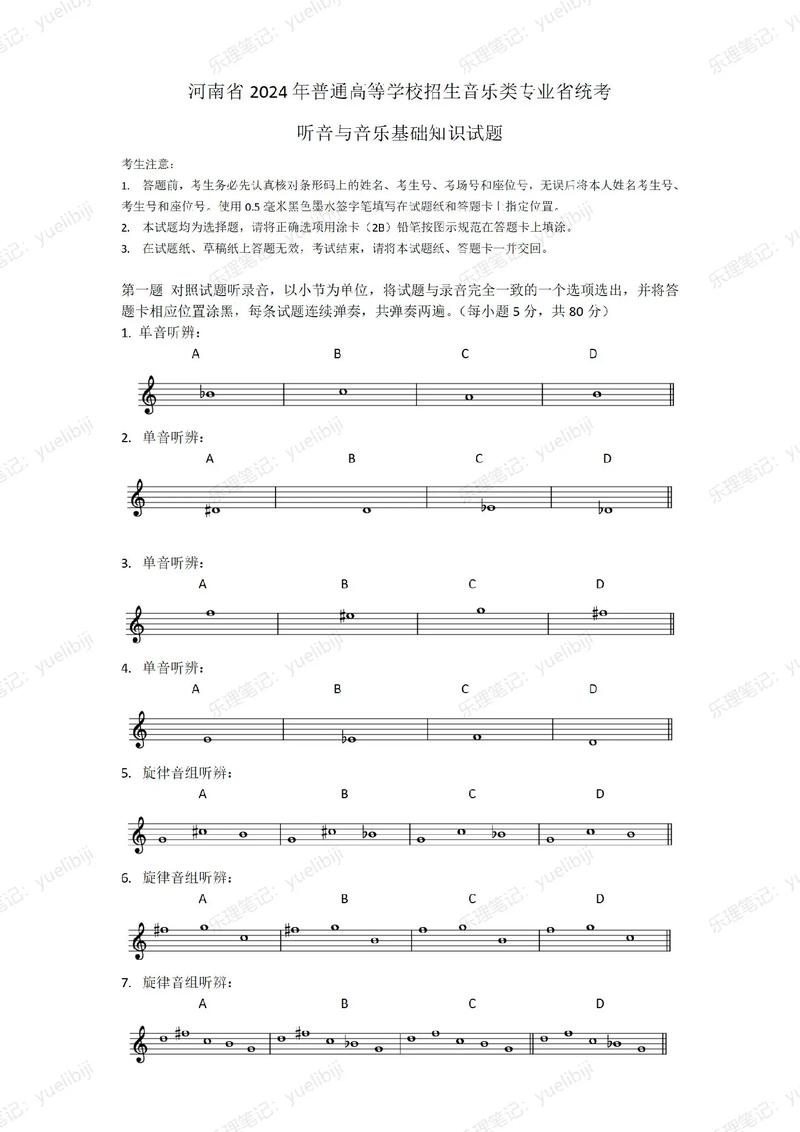 2008年河南音乐统考