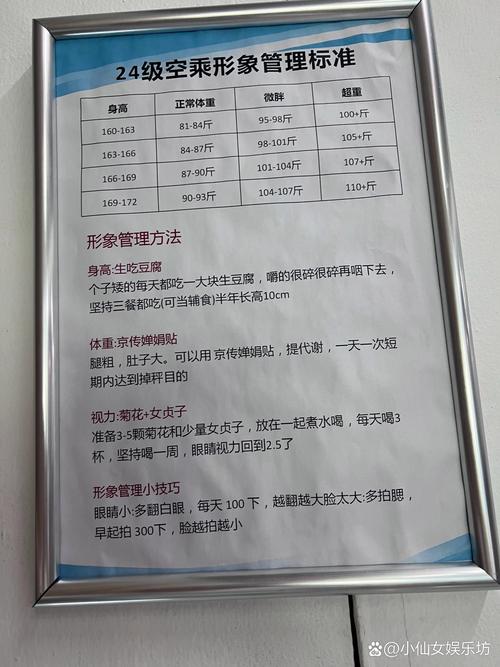 空乘模特艺考身高要求