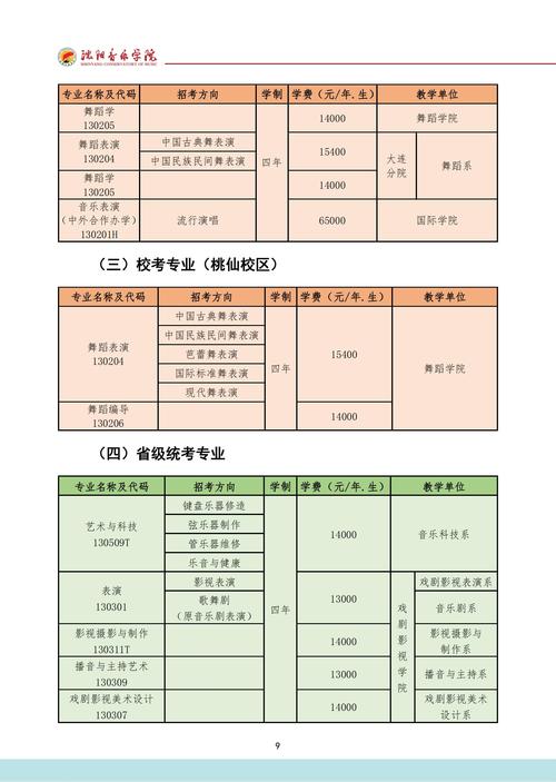 沈阳音乐学院有进修班吗