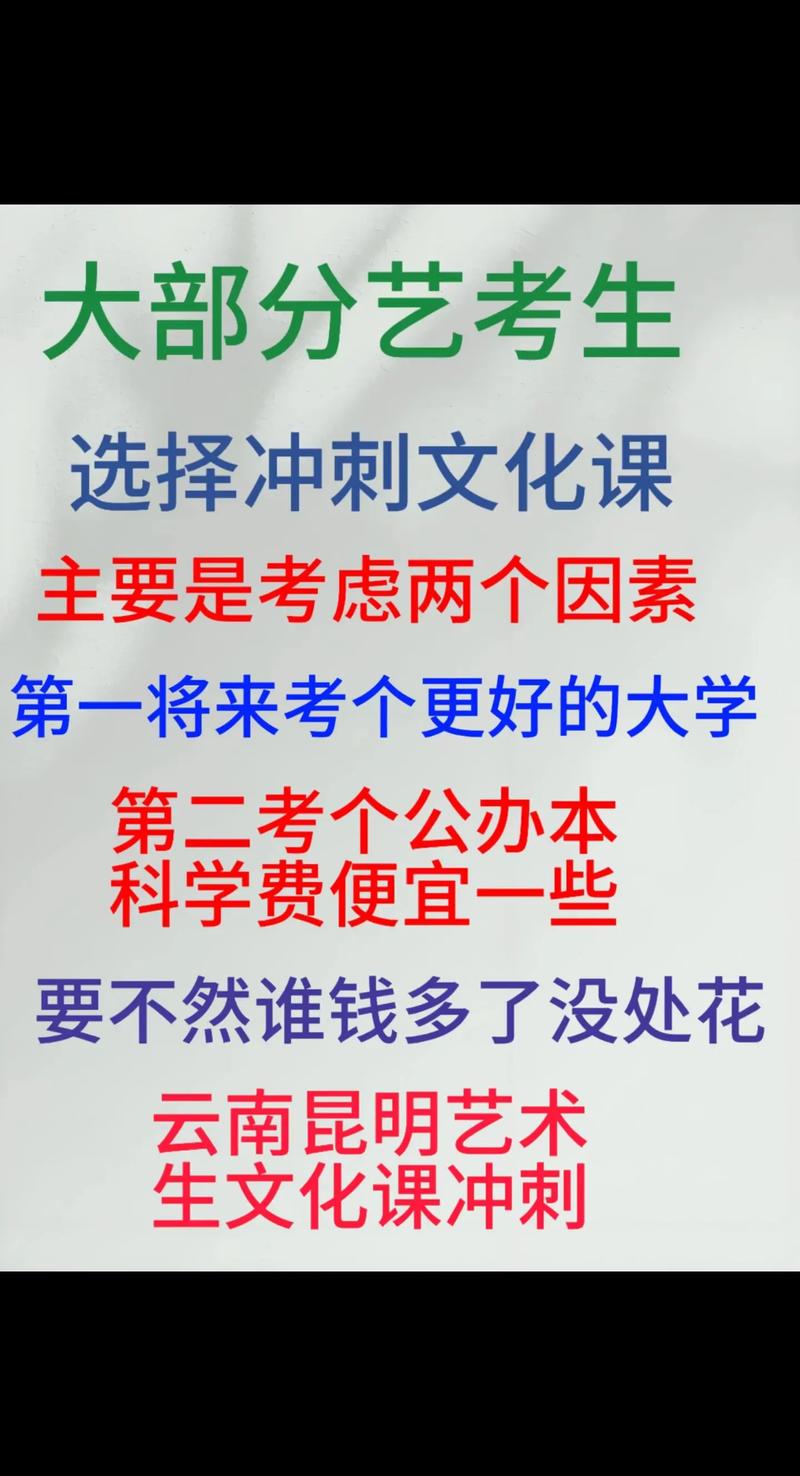 云南的艺考文化培训班