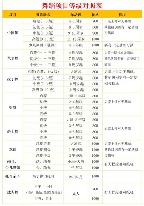 秦皇岛舞蹈学校的学费