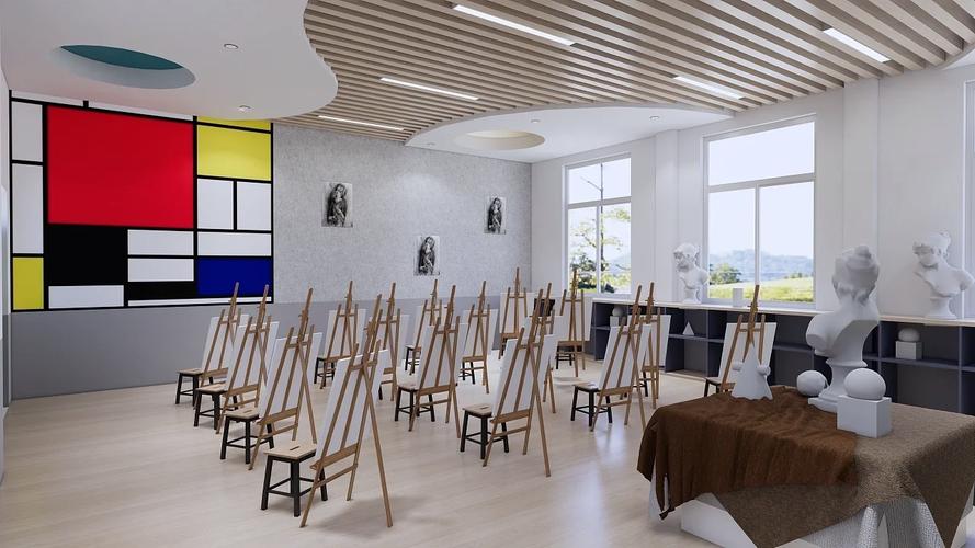 湖南大卫美术课室装修