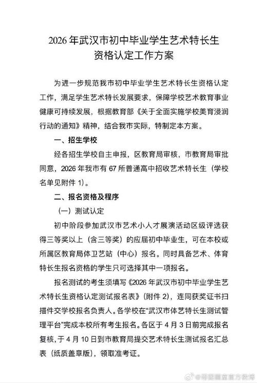 初中艺考美术考试方案