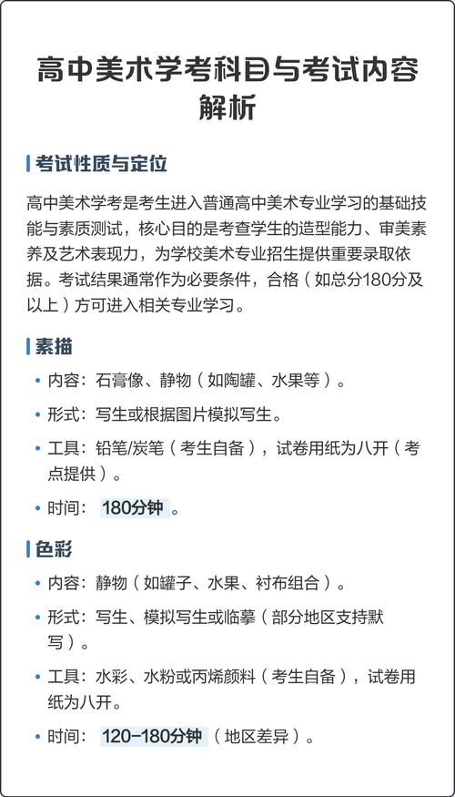 学美术可以考哪些科目