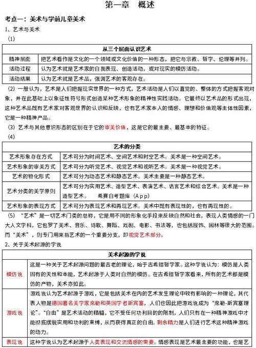 自考学前美术实践准备