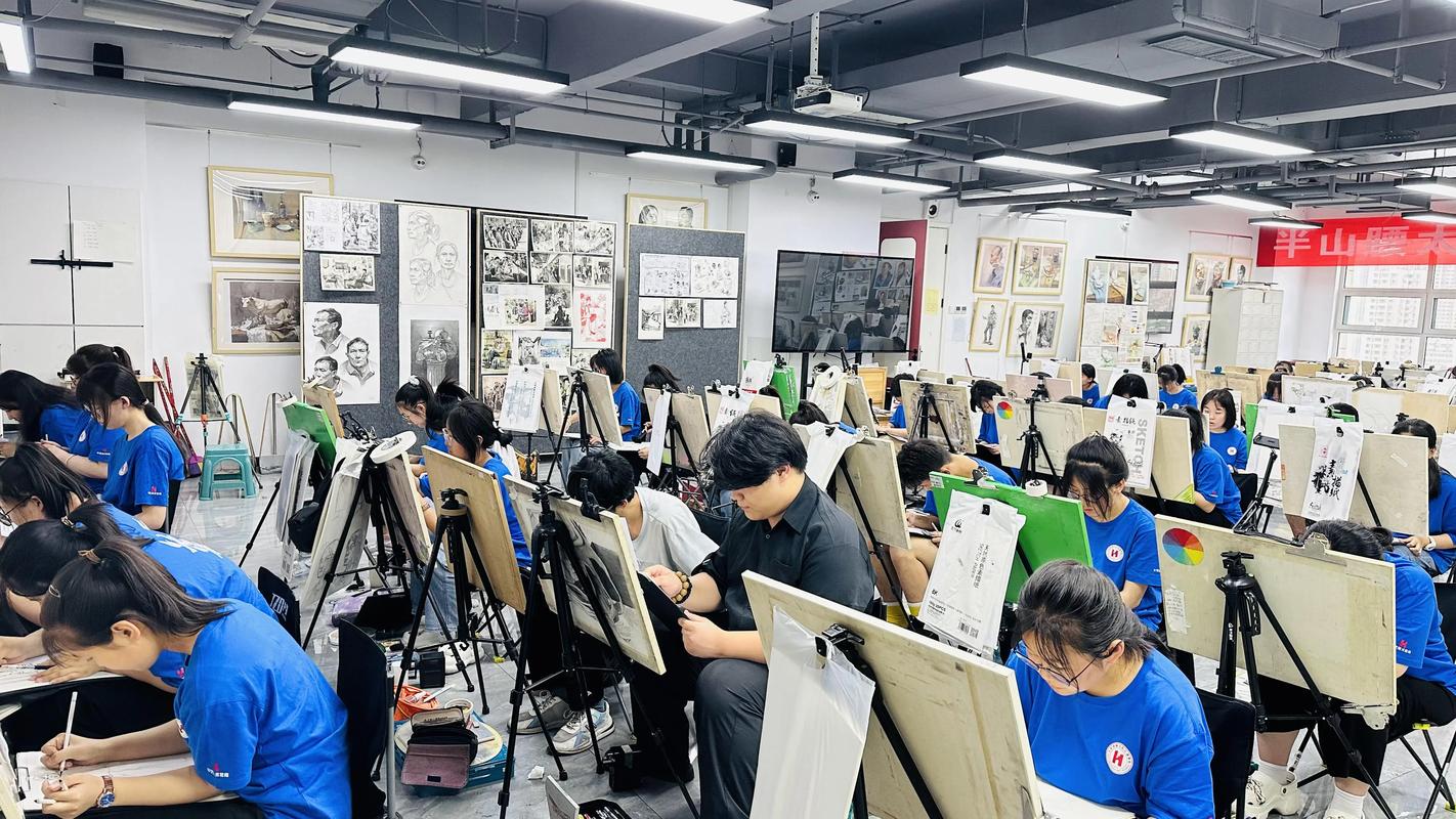 山西美术艺考生的场景