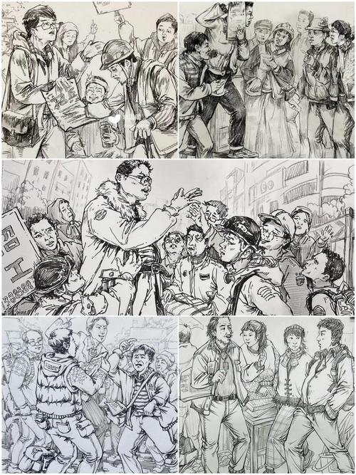 艺考 数千人同时作画