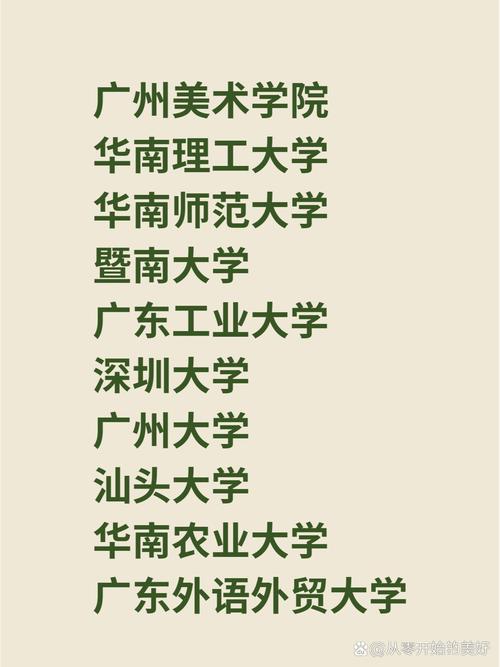 广东美术可以考的高校