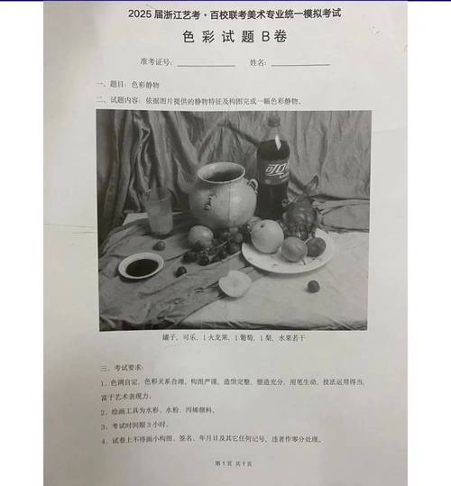 杭州美术老师统考题目